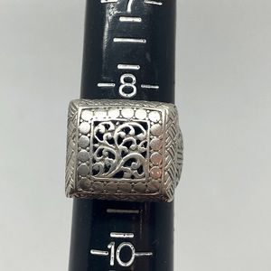 SARDA Bali Artisan .925 Sterling Silver Filigree Ring (Sz 9) SAR214